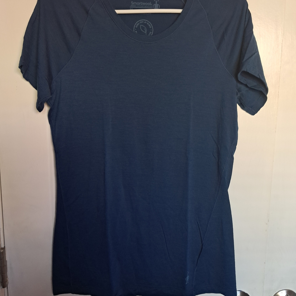 Smartwool Women's Navy Short Sleeve Tee